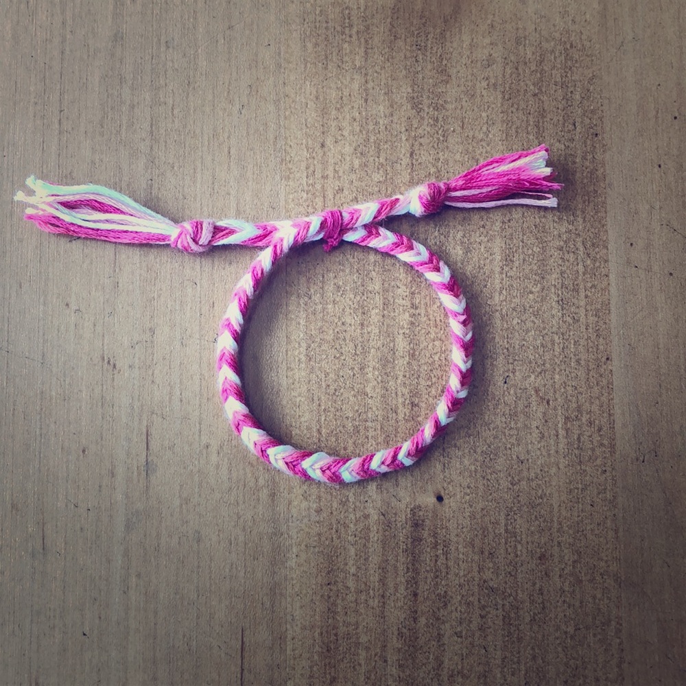Ombre Pink Fishtail Bracelet
